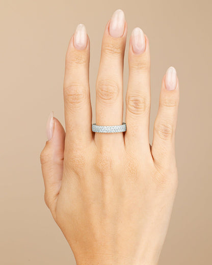 Sterling Silver Natalija CZ Ring