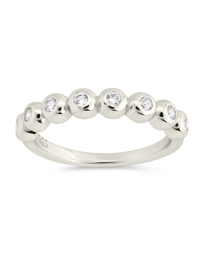 Sterling Silver Trisha CZ Bezel Ring