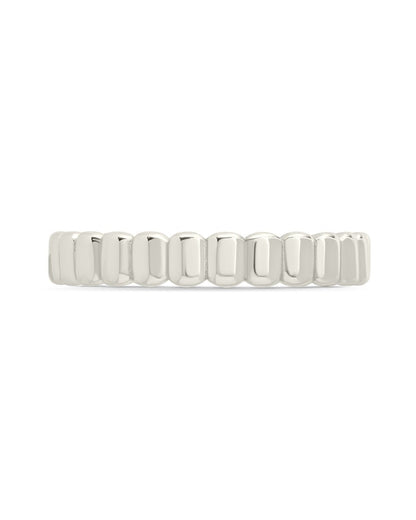 Sterling Silver Stacey Textured Band Ring