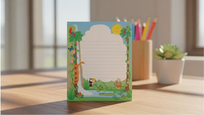 SHAPES ETC. Mini Notepad - Rainforest / Lined