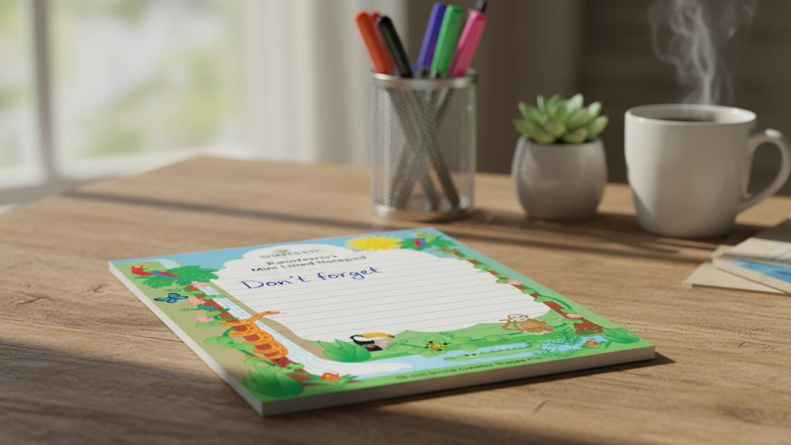 SHAPES ETC. Mini Notepad - Rainforest / Lined
