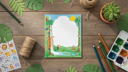 SHAPES ETC. Mini Notepad - Rainforest / Lined
