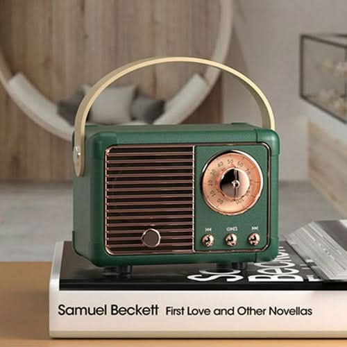 Bluetooth Compact Retro Speakers with Radio - TrendDora
