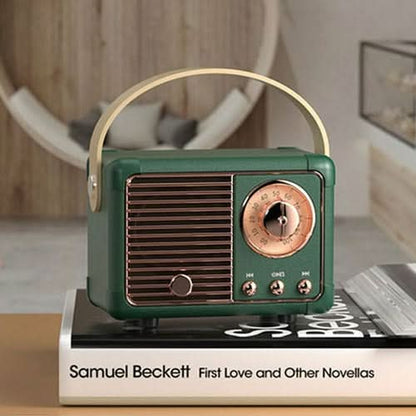 Bluetooth Compact Retro Speakers with Radio - TrendDora