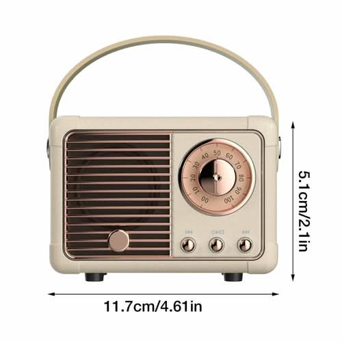 Bluetooth Compact Retro Speakers with Radio - TrendDora