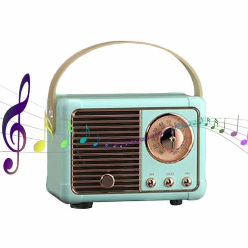 Bluetooth Compact Retro Speakers with Radio - TrendDora