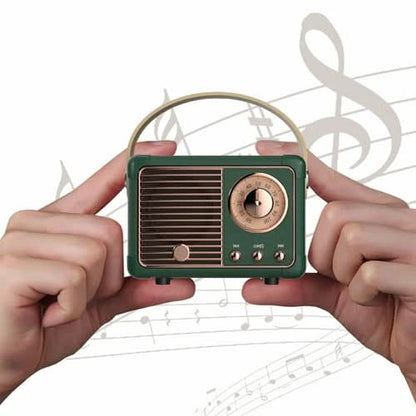 Bluetooth Compact Retro Speakers with Radio - TrendDora