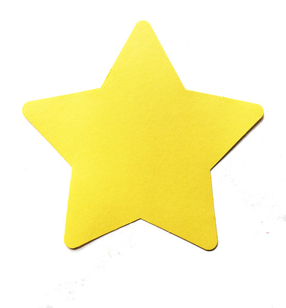 SHAPES ETC. Star Large Single-Color Creative Cut-Outs- 5.5"