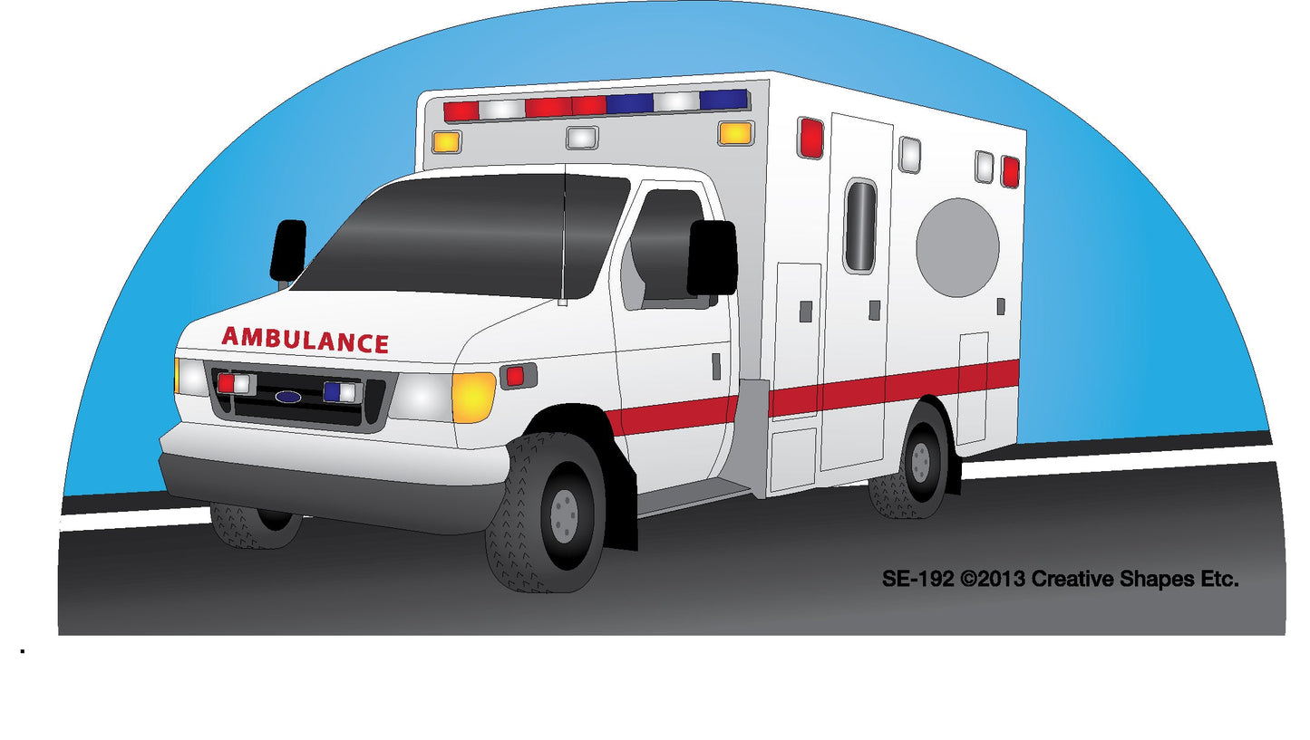 SHAPES ETC. Large Notepad Ambulance