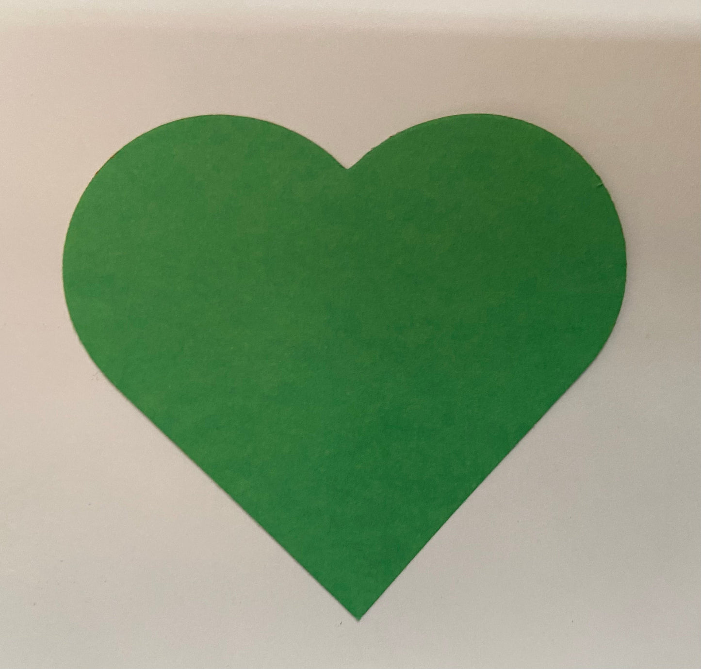 SHAPES ETC.  Small Single Color Cut-Out - St. Patrick's Day Heart