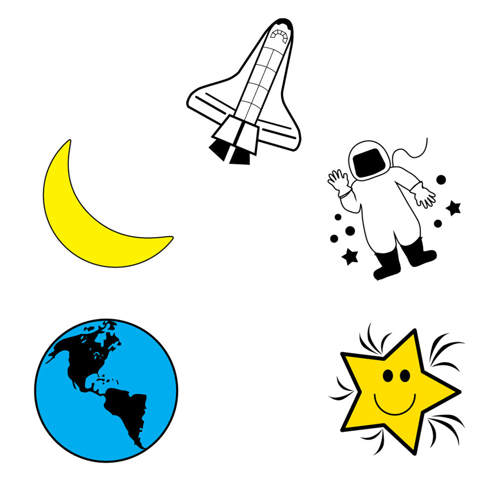 SHAPES ETC. Incentive Stamp - Space Set