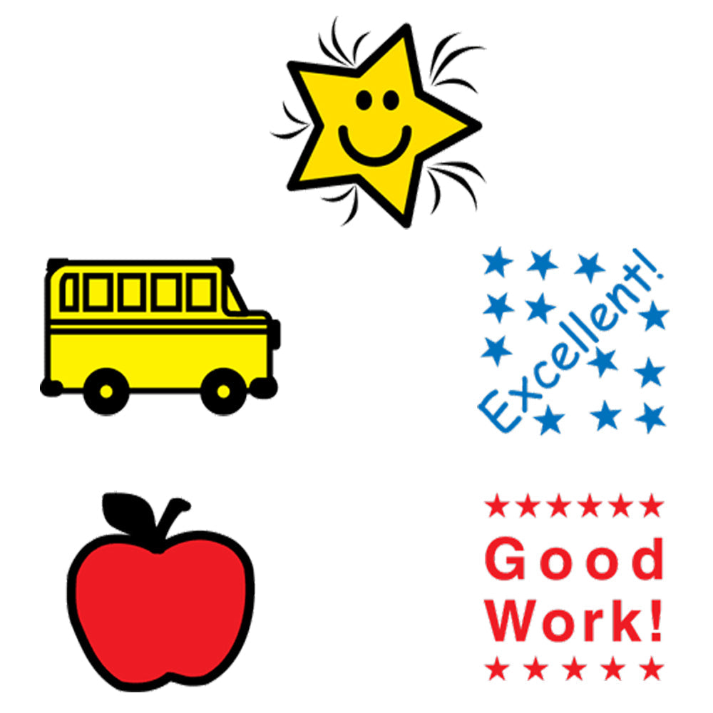 SHAPES ETC.  Incentive Stamp - Back to School Set
