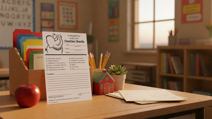 SHAPES ETC.  Notes from Teachers - Creative Charlie Disciplinary