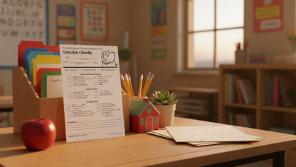 SHAPES ETC.  Notes from Teachers - Creative Charlie Kindergarten Progress Report