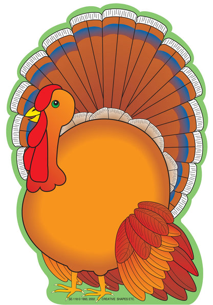 SHAPES ETC. Large Notepad - Turkey