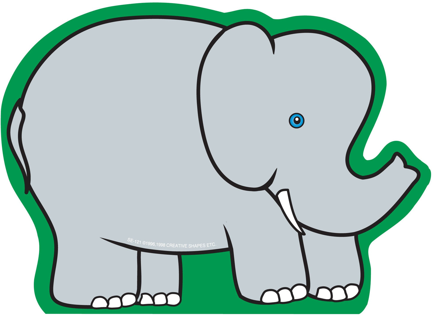 SHAPES ETC. Large Notepad - Elephant