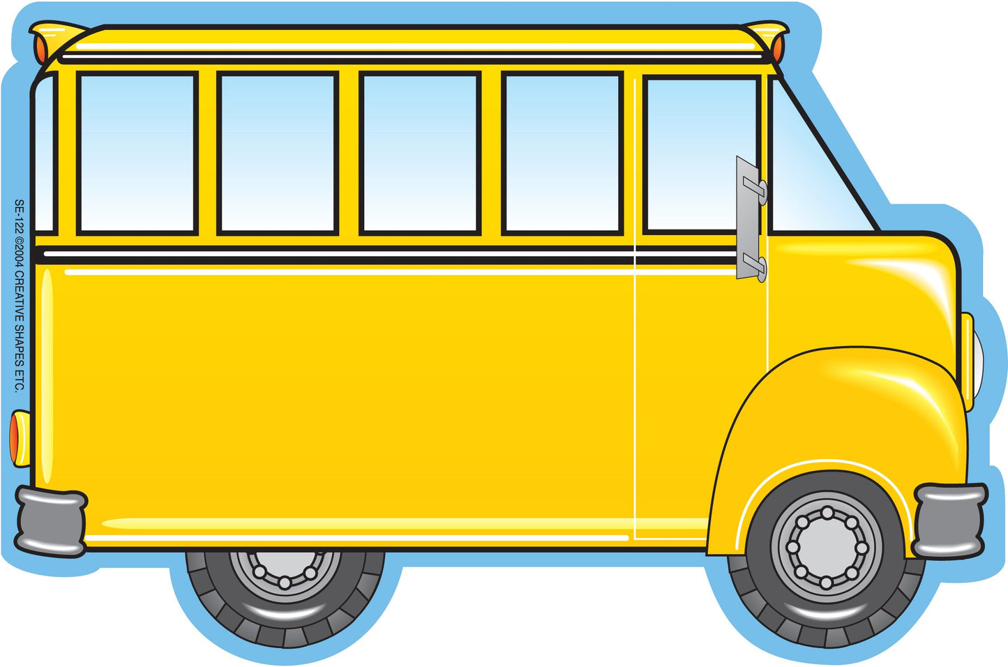 SHAPES ETC. Large Notepad - School Bus