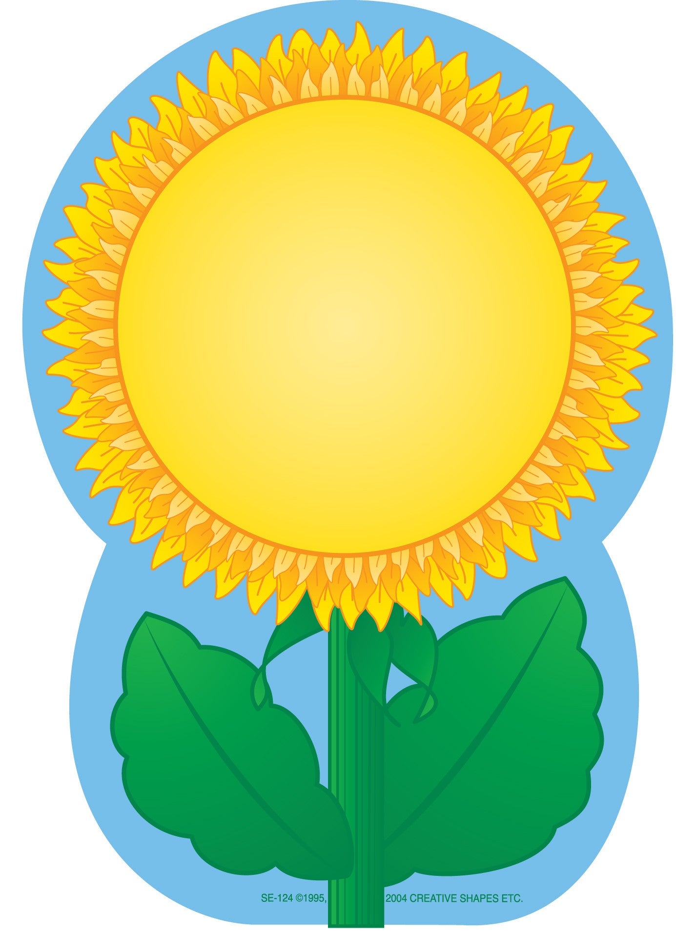 SHAPES ETC. Large Notepad - Sunflower