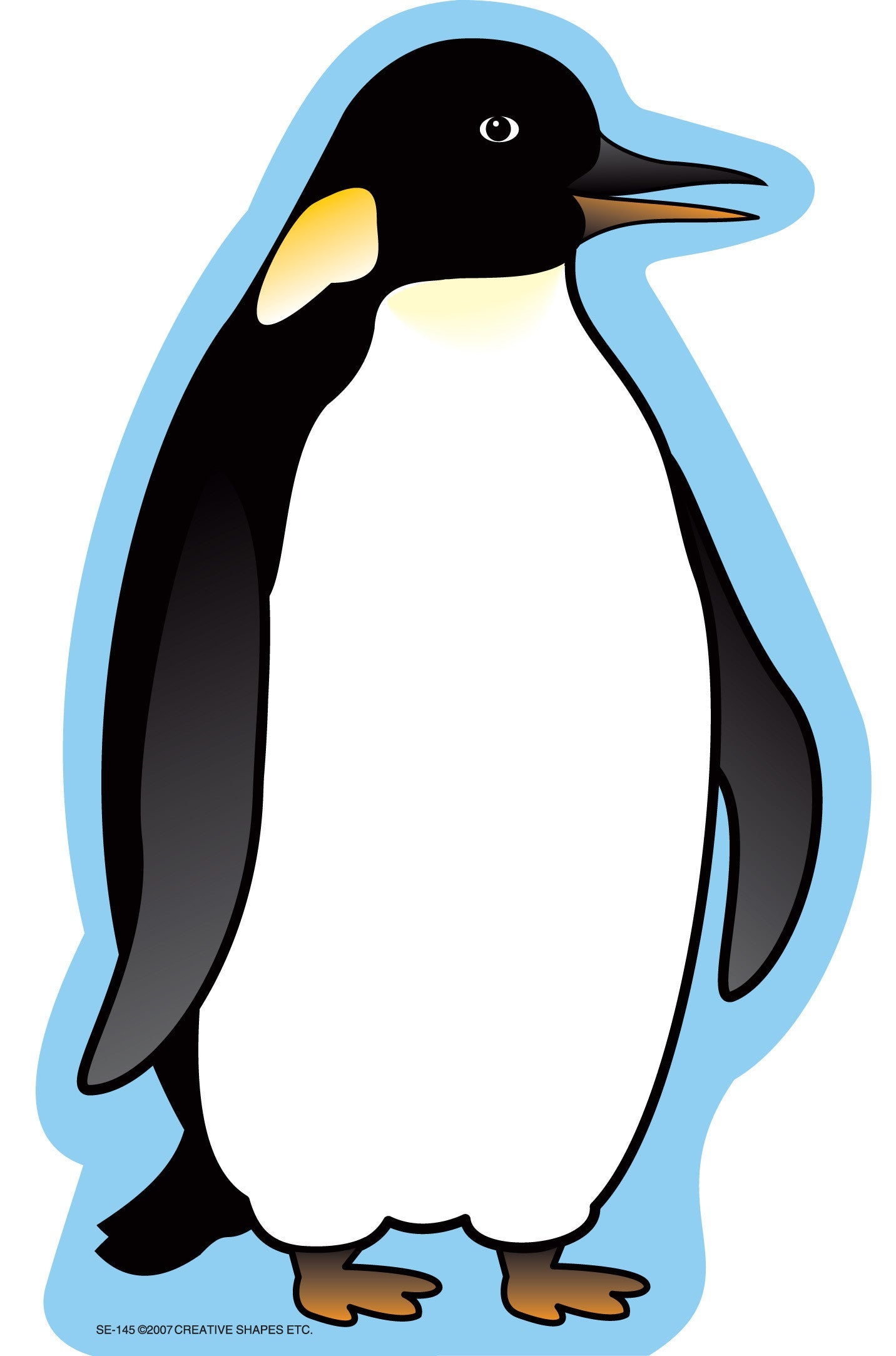 SHAPES ETC. Large Notepad - Penguin