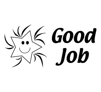 SHAPES ETC. Self Inking Teacher Stamp - Good Job