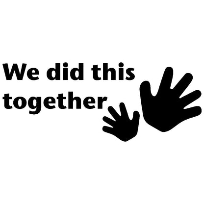 SHAPES ETC.  Inking Teacher Stamp - We Did Together