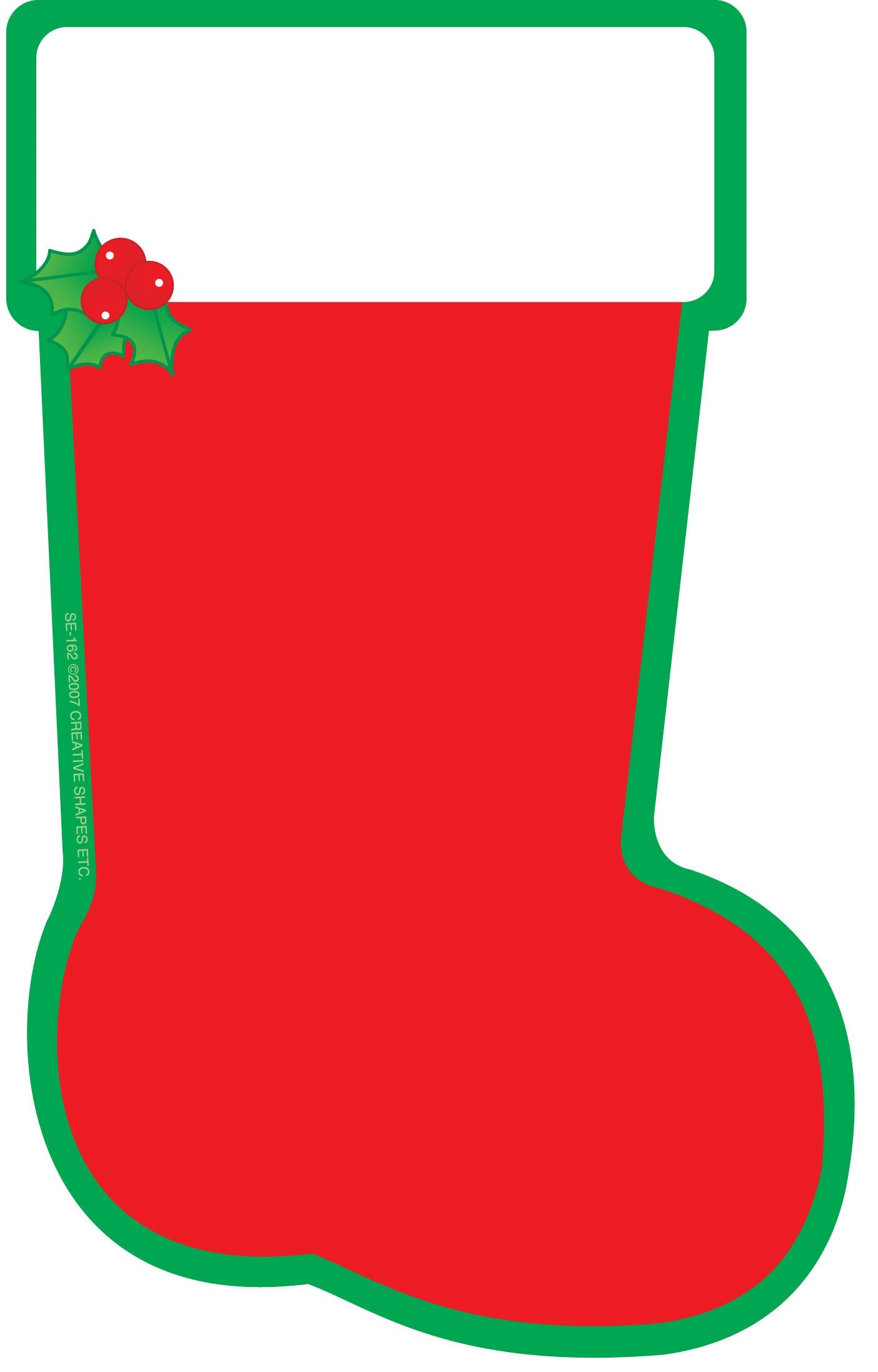 SHAPES ETC. Large Notepad - Stocking