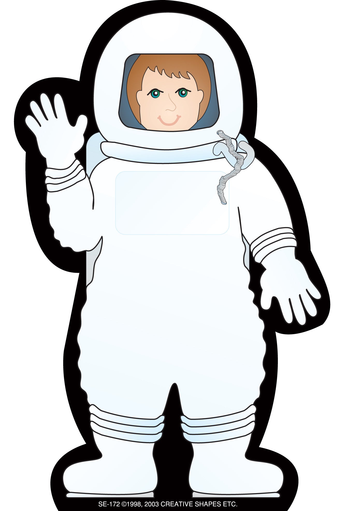 SHAPES ETC. Large Notepad - Astronaut