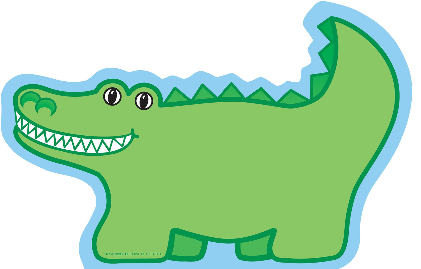 SHAPES ETC. Large Notepad Alligator