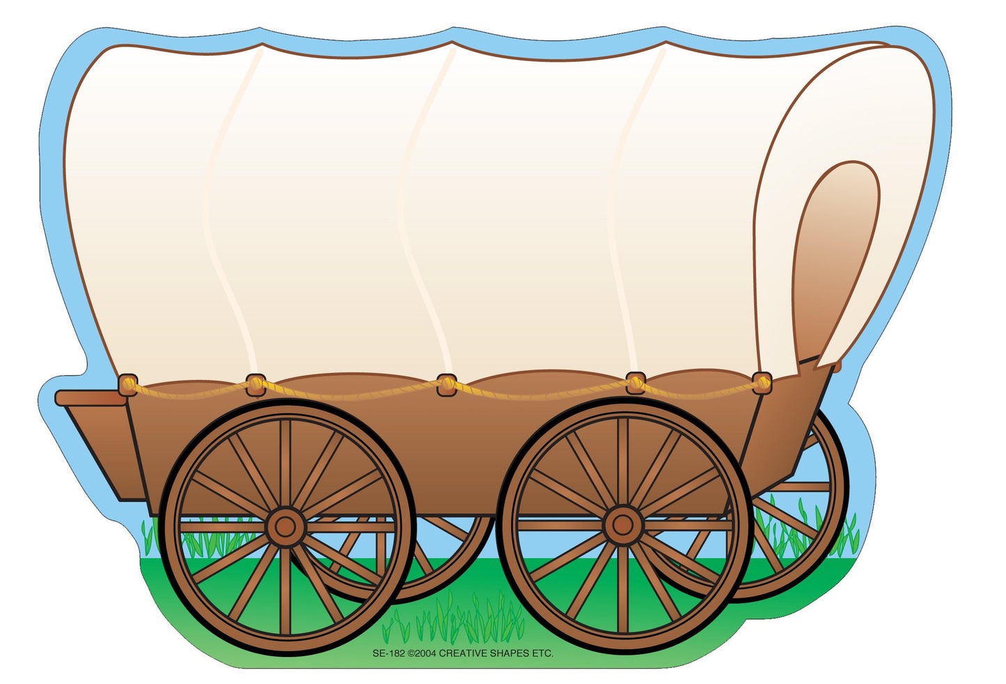 SHAPES ETC. Large Notepad - Conestoga Wagon