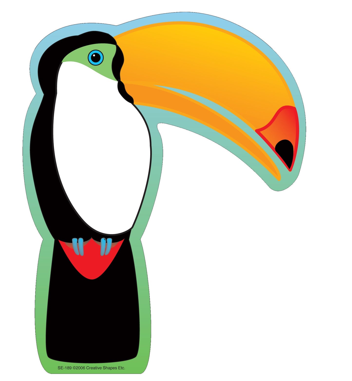SHAPES ETC. Large Notepad - Toucan