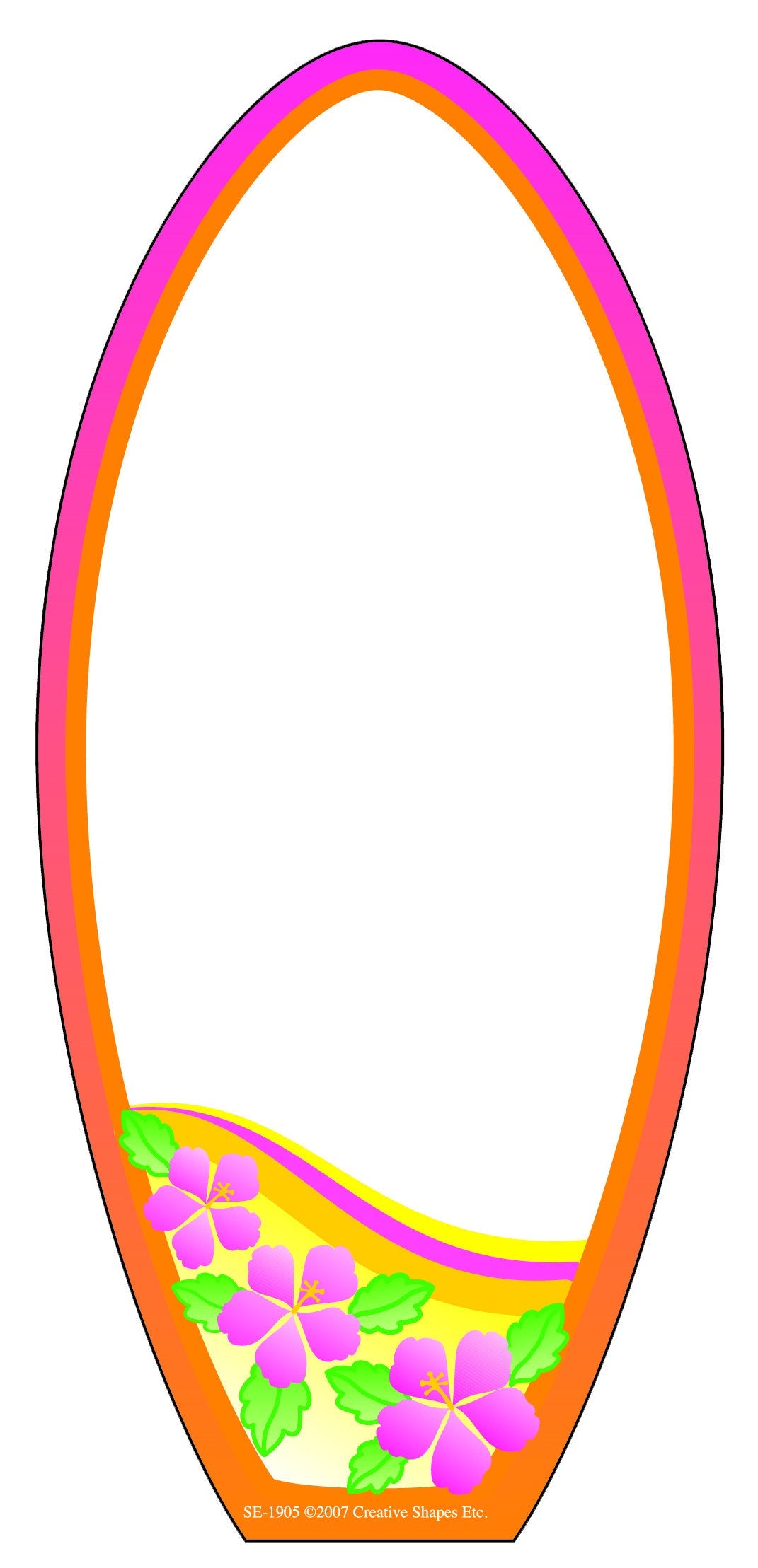 SHAPES ETC. Large Notepad - Surfboard
