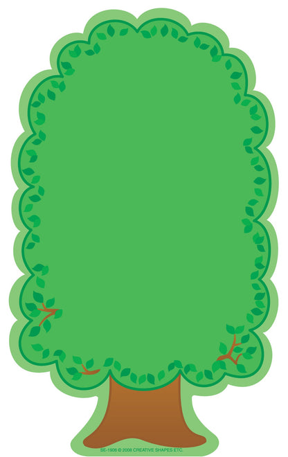 SHAPES ETC. Large Notepad - Tree/Summer
