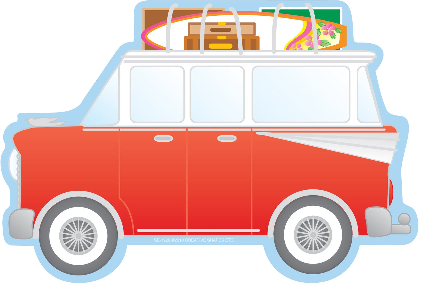 SHAPES ETC. Large Notepad - Beach Buggy