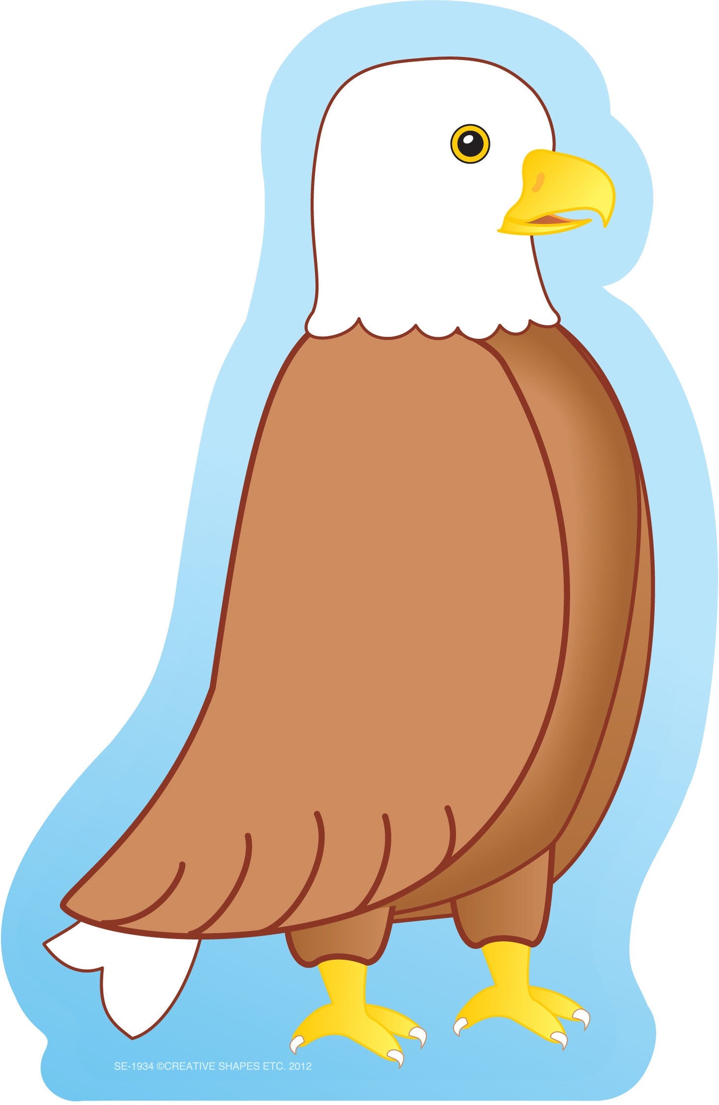 SHAPES ETC.  Notepad - Eagle