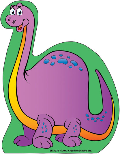 SHAPES ETC. Large Notepad - Brontosaurus