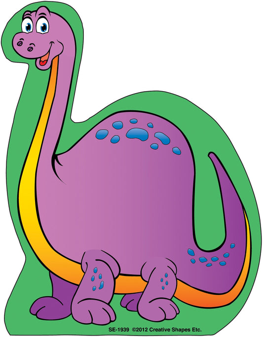 SHAPES ETC. Large Notepad - Brontosaurus