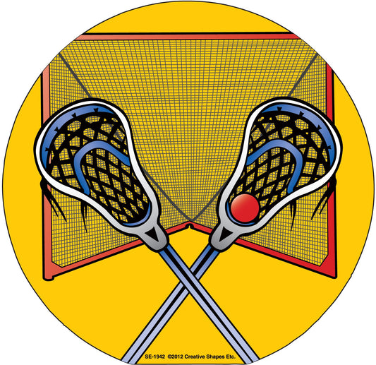 SHAPES ETC. Large Notepad - Lacrosse Stick