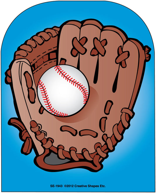 SHAPES ETC. Large Notepad - Baseball Glove