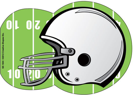SHAPES ETC. Large Notepad - Football Helmet