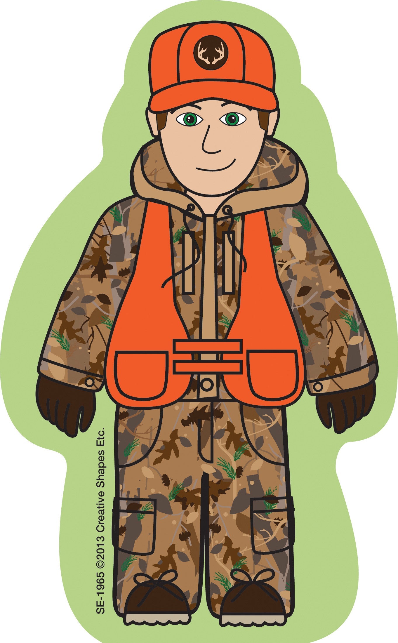 SHAPES ETC. Large Notepad - Camo Boy