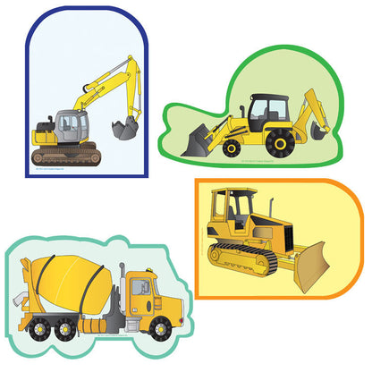 SHAPES ETC.  Large Cardstock Accents - Construction Variety Pack