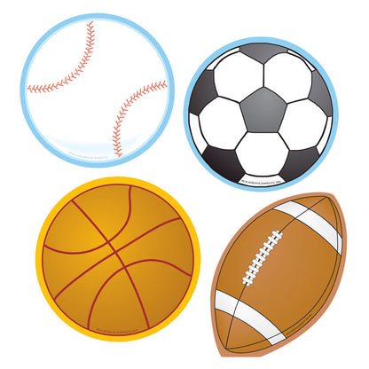 SHAPES ETC. Large Cardstock Accents - Sports Variety Pack (SE-1979)