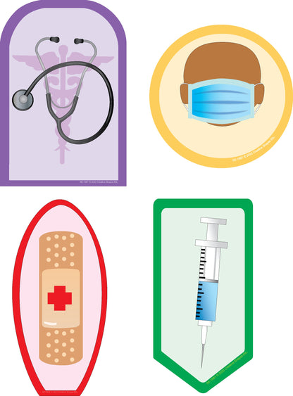 SHAPES ETC.  Large Cardstock Accents - Medical Variety Pack