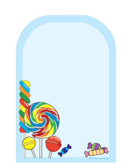 SHAPES ETC.  Large Cardstock Accents - Candy