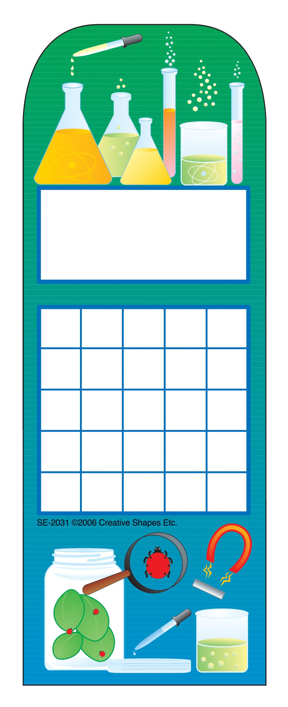 SHAPES ETC. Personal Incentive Chart - Science Lab