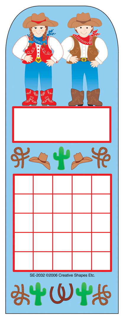SHAPES ETC. Personal Incentive Chart - Western