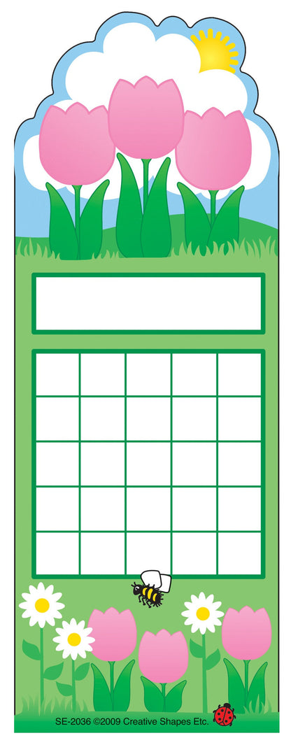 SHAPES ETC. Personal Incentive Chart - Spring Flower