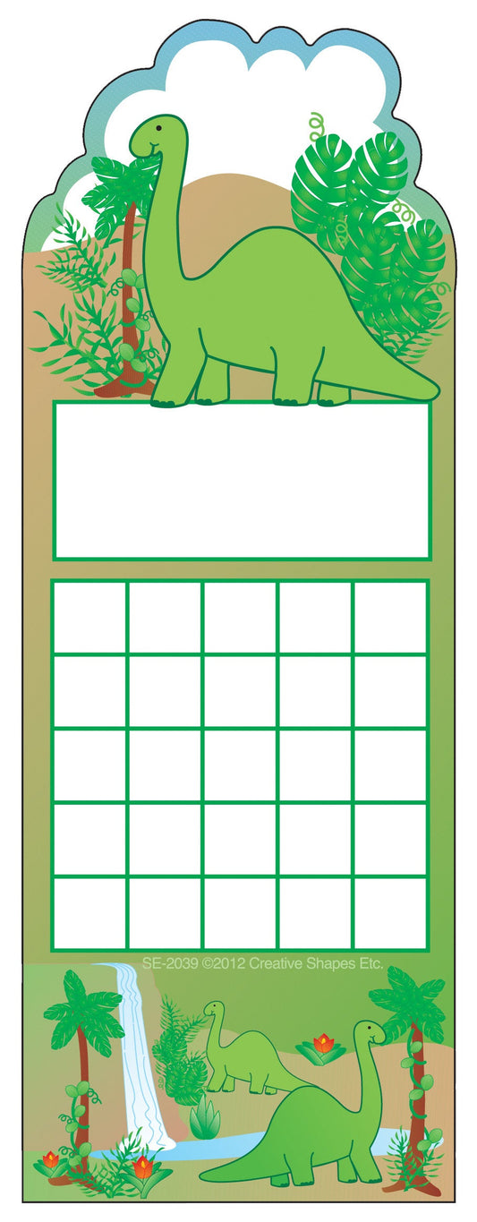 SHAPES ETC. Personal Incentive Chart - Dinosaur