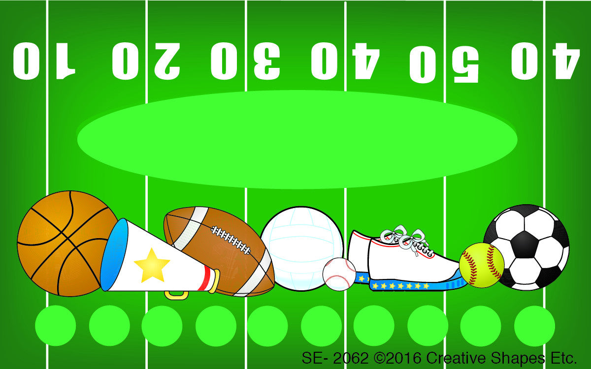 SHAPES ETC. Incentive Punch Cards - Sports