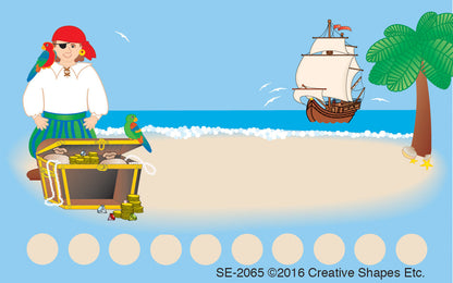 SHAPES ETC. Incentive Punch Cards - Pirates